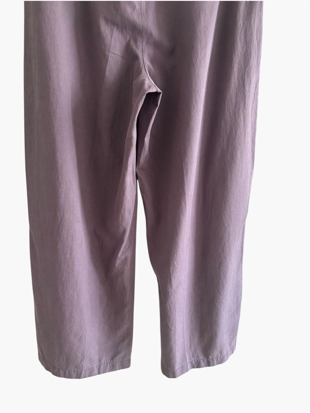Madewell The Harlow Wide Leg Pants Smoky Grape High Waist Pockets Size 10 - Picture 10 of 16